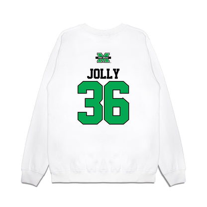 Marshall - NCAA Baseball : Grant Jolly - USA Raglan Premium Crewneck Sweatshirt-1