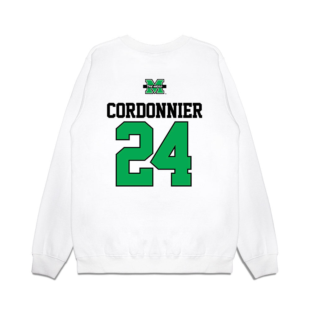 Marshall - NCAA Baseball : Braylon Cordonnier - USA Raglan Premium Crewneck Sweatshirt-1