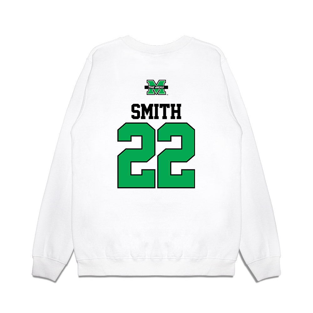 Marshall - NCAA Baseball : Jack Smith - USA Raglan Premium Crewneck Sweatshirt-1