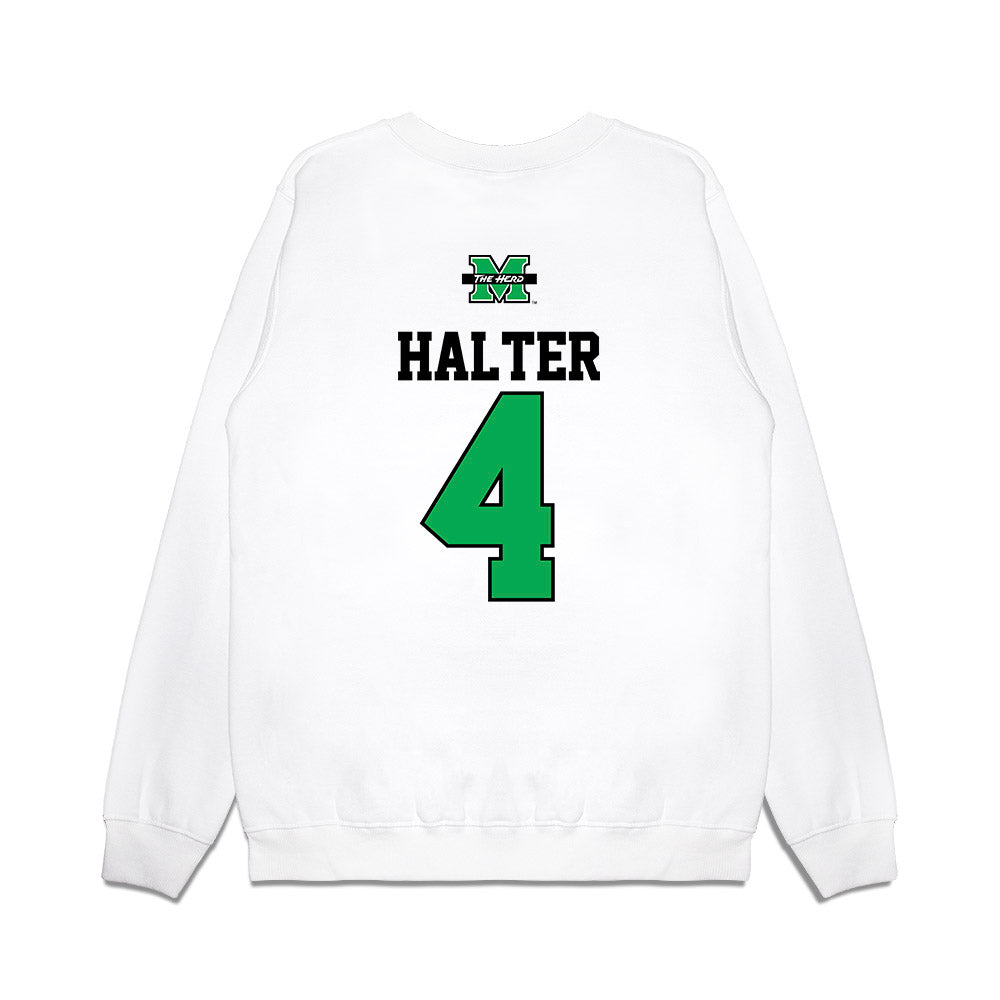 Marshall - NCAA Baseball : Jackson Halter - USA Raglan Premium Crewneck Sweatshirt-1
