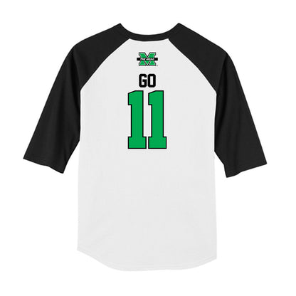 Marshall - NCAA Baseball : Mattheson Go - USA Raglan Raglan Shirt-1