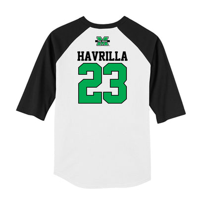 Marshall - NCAA Baseball : AJ Havrilla - USA Raglan Raglan Shirt-1