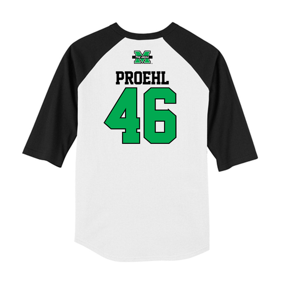 Marshall - NCAA Baseball : Luke Proehl - USA Raglan Raglan Shirt-1
