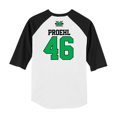 Marshall - NCAA Baseball : Luke Proehl - USA Raglan Raglan Shirt-1