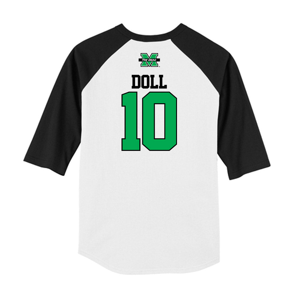Marshall - NCAA Baseball : Landen Doll - USA Raglan Raglan Shirt-1