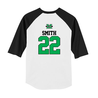 Marshall - NCAA Baseball : Jack Smith - USA Raglan Youth Raglan T-Shirt-1