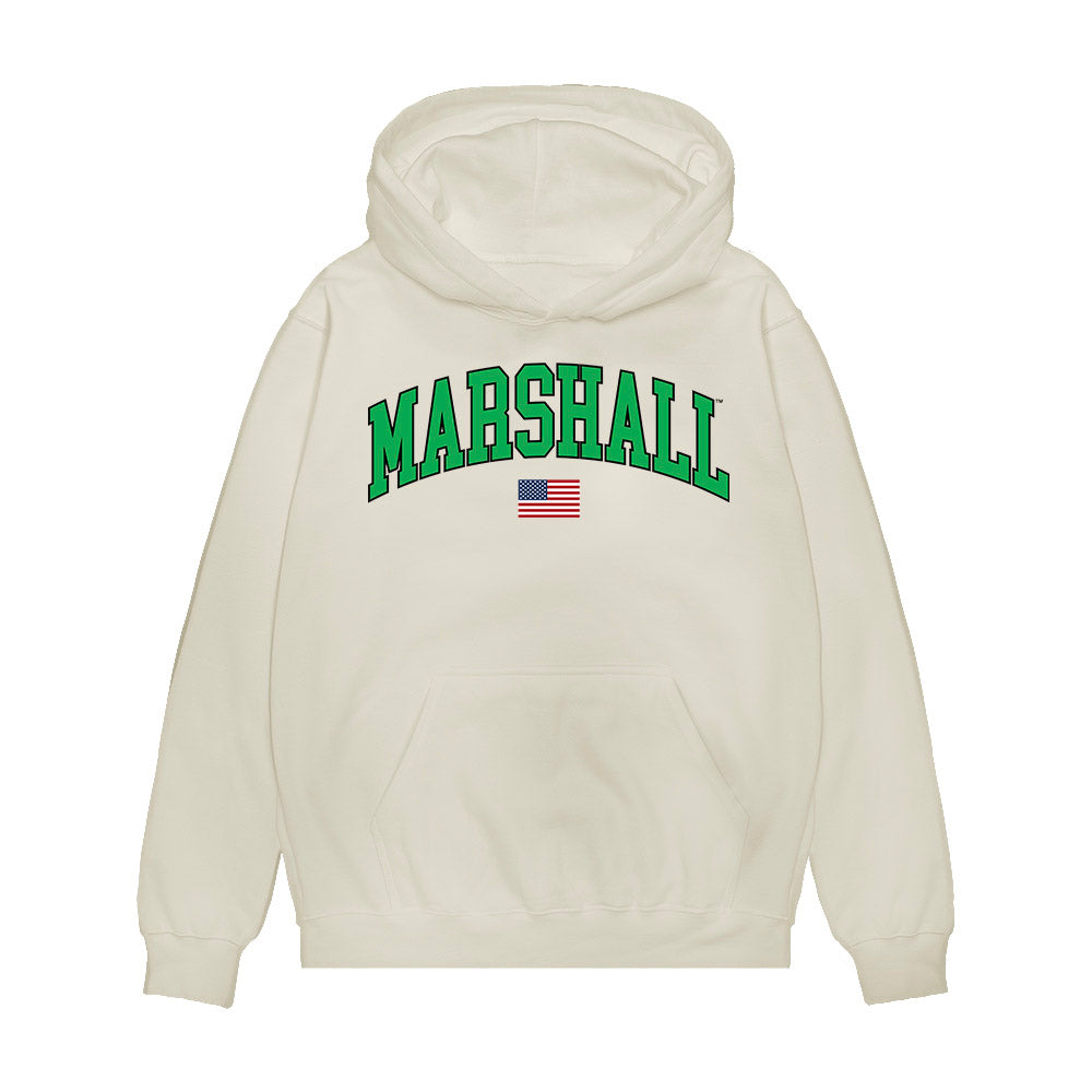 Marshall - NCAA Baseball : Hunter Richardson - USA Raglan Premium Hooded Sweatshirt-0