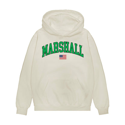 Marshall - NCAA Baseball : Landen Doll - USA Raglan Premium Hooded Sweatshirt-0