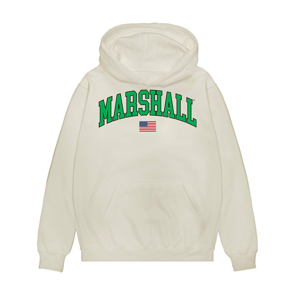 Marshall - NCAA Baseball : Andrew Harlow - USA Raglan Premium Hooded Sweatshirt-0