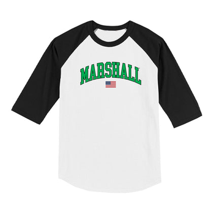 Marshall - NCAA Baseball : Cameron Harthan - USA Raglan Raglan Shirt-0