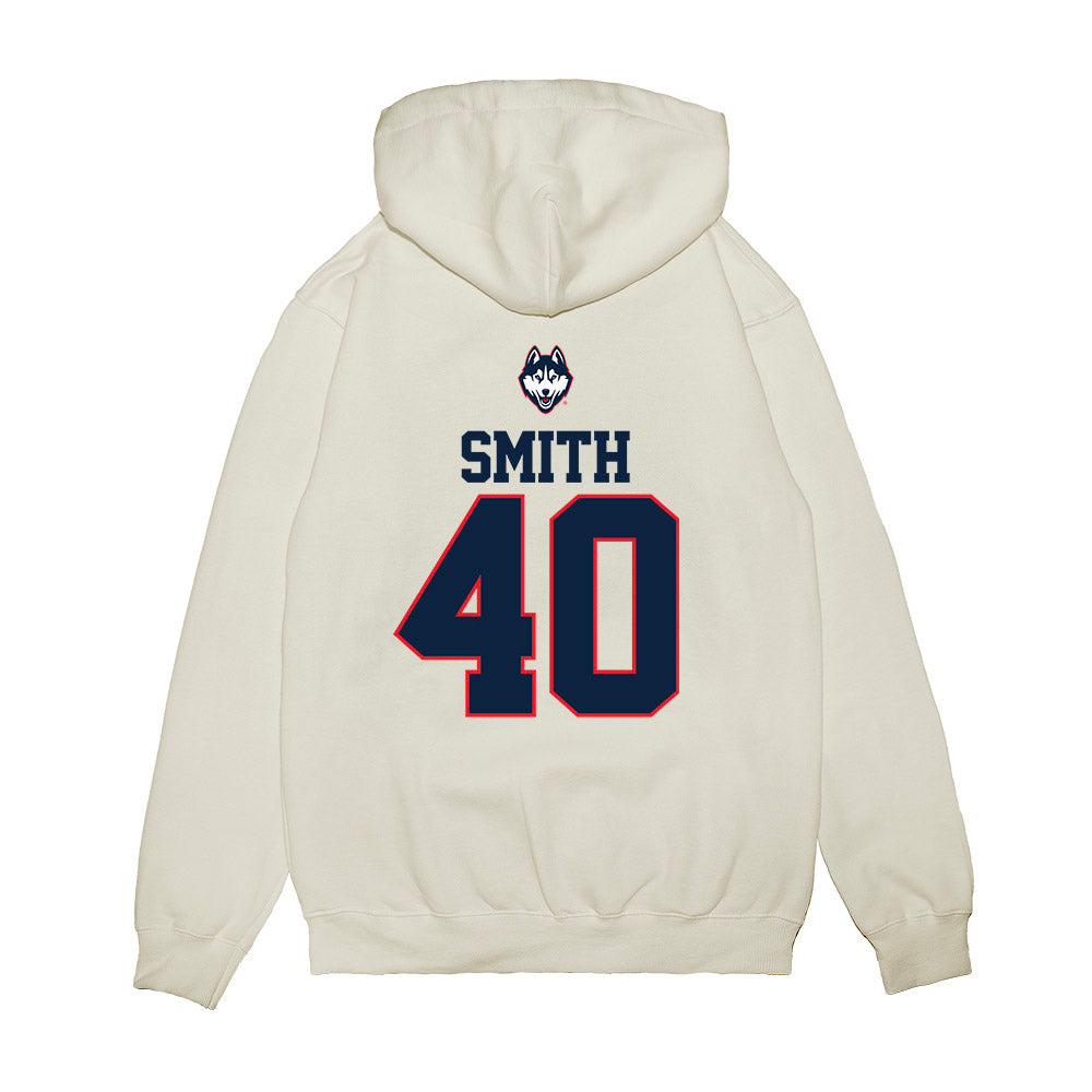 UConn - NCAA Baseball : Drew Smith - USA Raglan Premium Hooded Sweatshirt-1