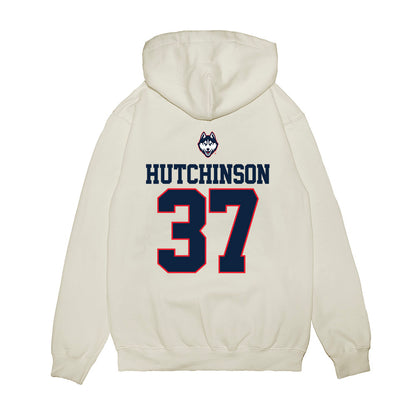 UConn - NCAA Baseball : Sam Hutchinson - USA Raglan Premium Hooded Sweatshirt-1