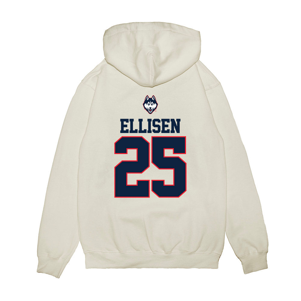 UConn - NCAA Baseball : Thomas Ellisen - USA Raglan Premium Hooded Sweatshirt-1