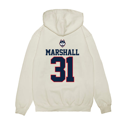 UConn - NCAA Baseball : Jackson Marshall - USA Raglan Premium Hooded Sweatshirt-1