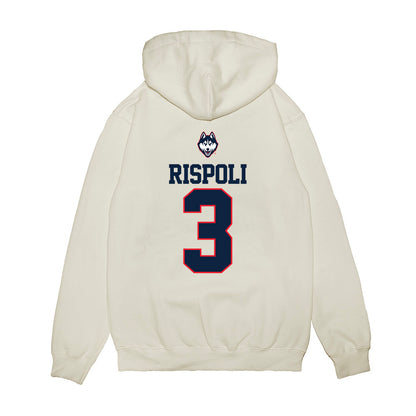 UConn - NCAA Baseball : Robert Rispoli - USA Raglan Premium Hooded Sweatshirt-1