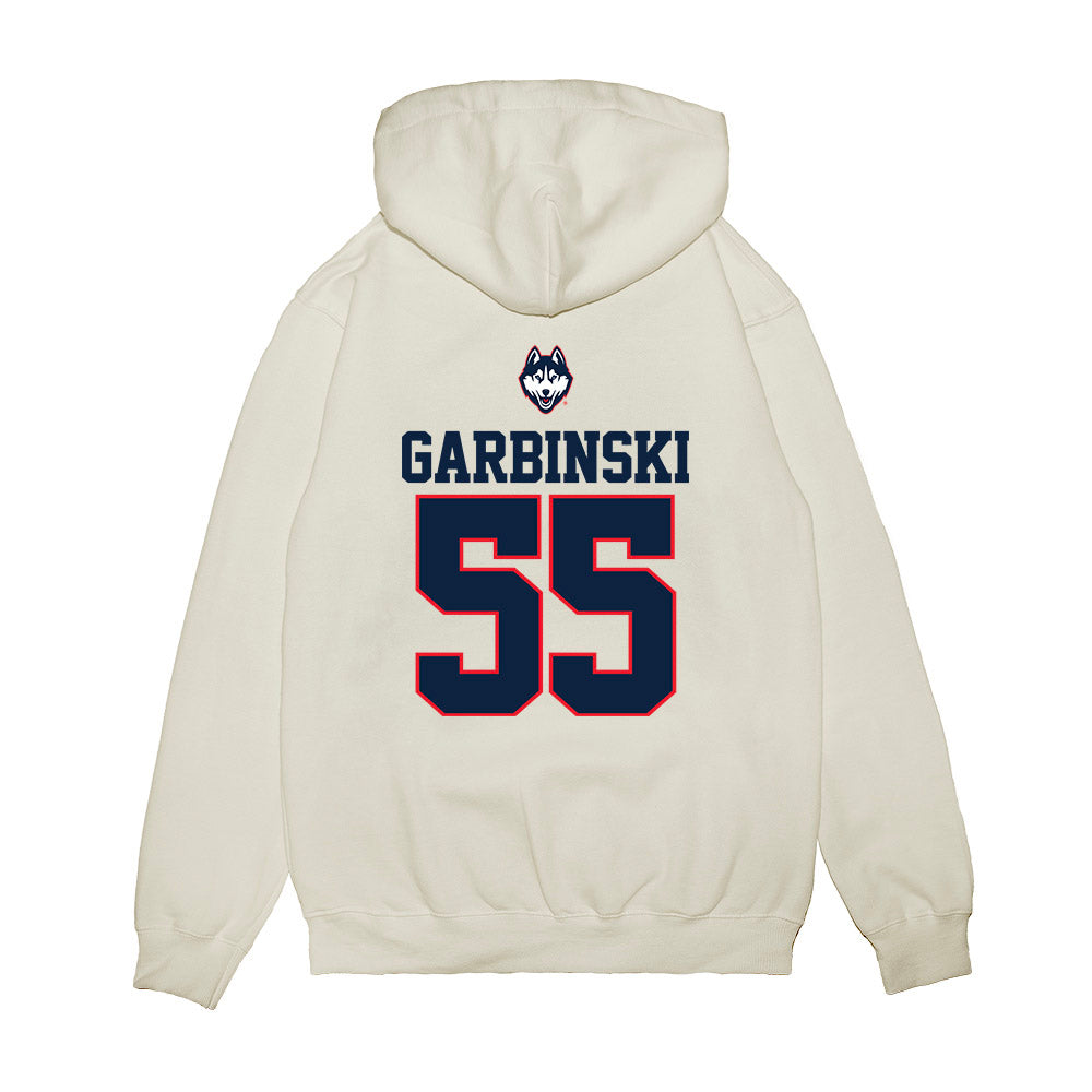 UConn - NCAA Baseball : Garret Garbinski - USA Raglan Premium Hooded Sweatshirt-1