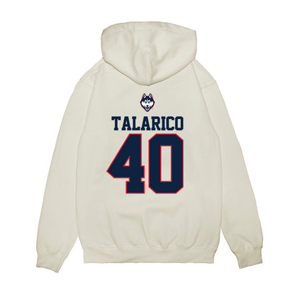 UConn - NCAA Baseball : Joe Talarico - USA Raglan Premium Hooded Sweatshirt-1