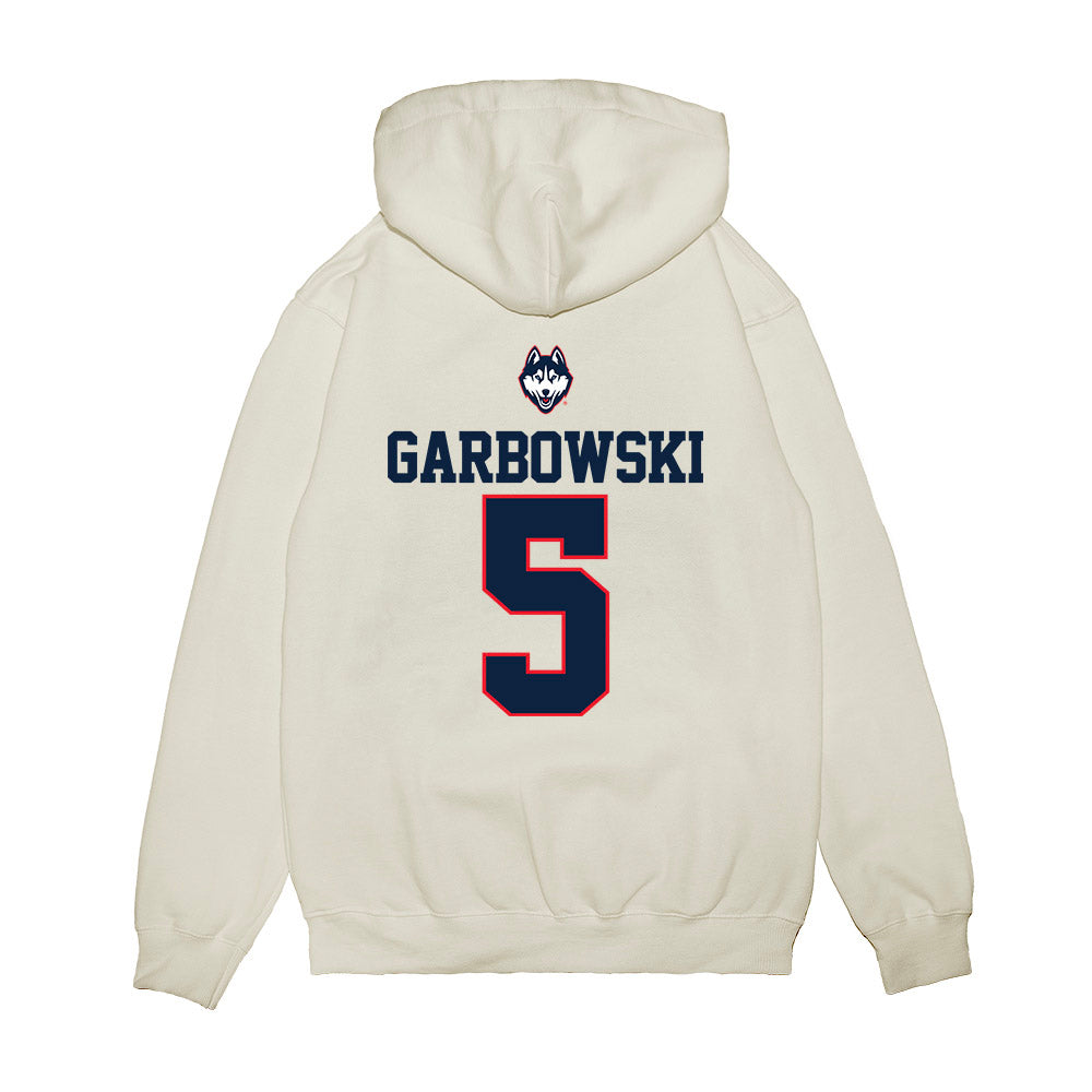 UConn - NCAA Baseball : Matt Garbowski - USA Raglan Premium Hooded Sweatshirt-1