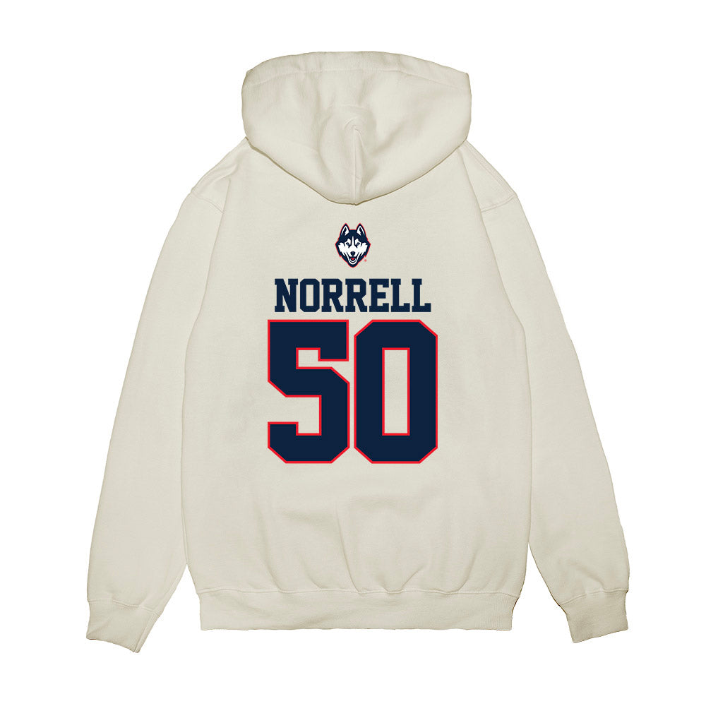 UConn - NCAA Baseball : Owen Norrell - USA Raglan Premium Hooded Sweatshirt-1