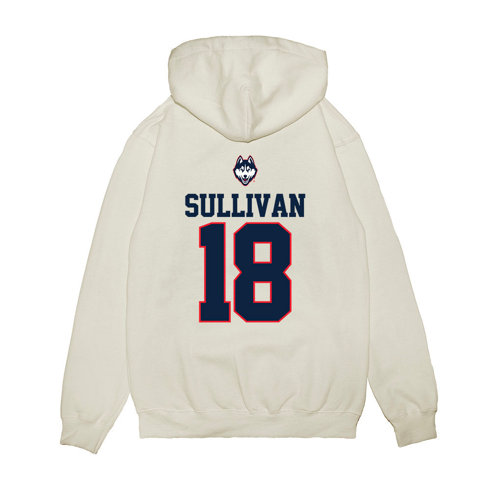 UConn - NCAA Baseball : Jack Sullivan - USA Raglan Premium Hooded Sweatshirt-1