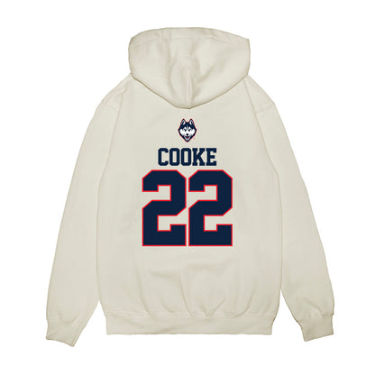 UConn - NCAA Baseball : Ian Cooke - USA Raglan Premium Hooded Sweatshirt-1