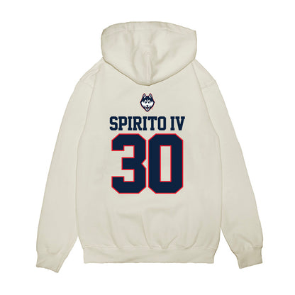 UConn - NCAA Baseball : Frank Spirito IV - USA Raglan Premium Hooded Sweatshirt-1