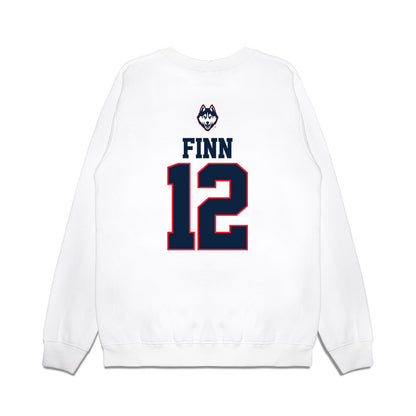 UConn - NCAA Baseball : Sean Finn - USA Raglan Premium Crewneck Sweatshirt-1