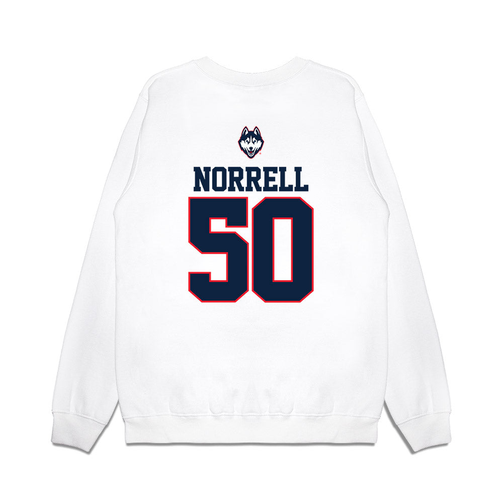 UConn - NCAA Baseball : Owen Norrell - USA Raglan Premium Crewneck Sweatshirt-1