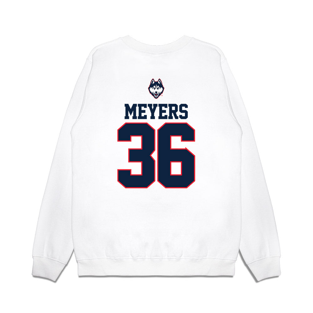 UConn - NCAA Baseball : Paxton Meyers - USA Raglan Premium Crewneck Sweatshirt-1