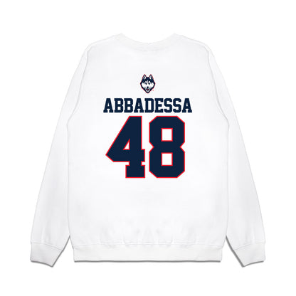UConn - NCAA Baseball : Jude Abbadessa - USA Raglan Premium Crewneck Sweatshirt-1