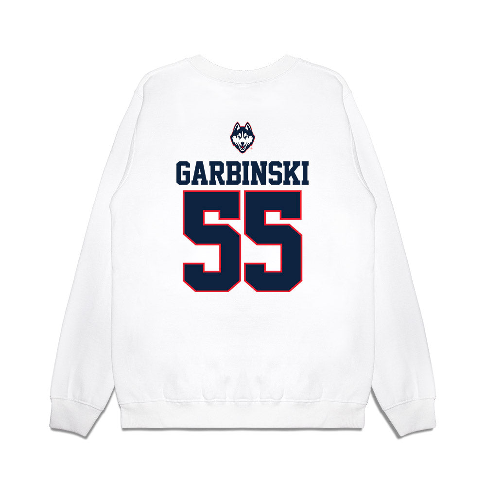 UConn - NCAA Baseball : Garret Garbinski - USA Raglan Premium Crewneck Sweatshirt-1