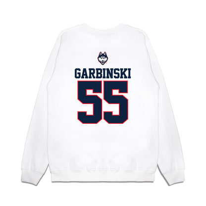 UConn - NCAA Baseball : Garret Garbinski - USA Raglan Premium Crewneck Sweatshirt-1