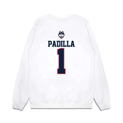 UConn - NCAA Baseball : Bryan Padilla - USA Raglan Premium Crewneck Sweatshirt-1