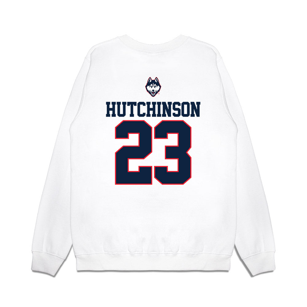 UConn - NCAA Baseball : Sam Hutchinson - USA Raglan Premium Crewneck Sweatshirt-1