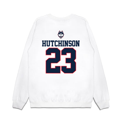 UConn - NCAA Baseball : Sam Hutchinson - USA Raglan Premium Crewneck Sweatshirt-1