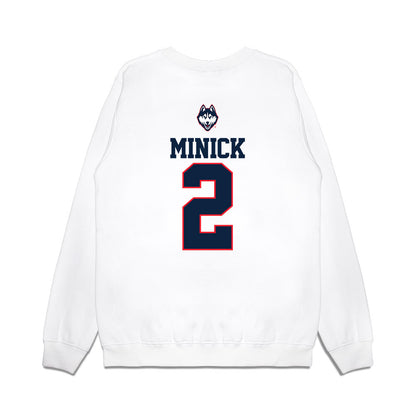 UConn - NCAA Baseball : Tyler Minick - USA Raglan Premium Crewneck Sweatshirt-1