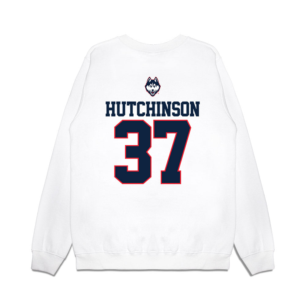 UConn - NCAA Baseball : Sam Hutchinson - USA Raglan Premium Crewneck Sweatshirt-1