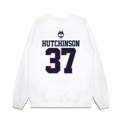 UConn - NCAA Baseball : Sam Hutchinson - USA Raglan Premium Crewneck Sweatshirt-1