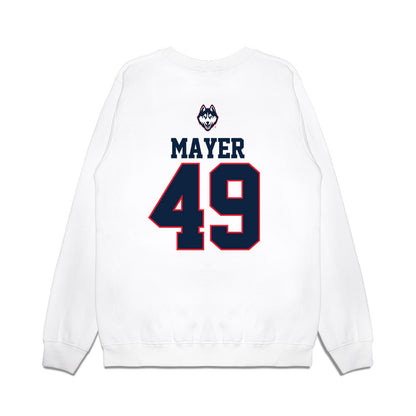 UConn - NCAA Baseball : Cameron Mayer - USA Raglan Premium Crewneck Sweatshirt-1