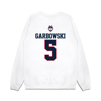 UConn - NCAA Baseball : Matt Garbowski - USA Raglan Premium Crewneck Sweatshirt-1
