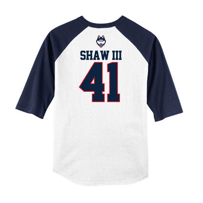 UConn - NCAA Baseball : Gregory Shaw III - USA Raglan Raglan Shirt-1