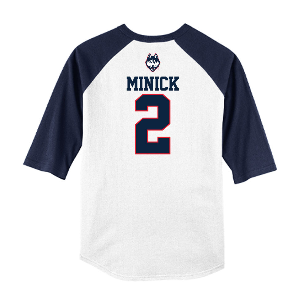 UConn - NCAA Baseball : Tyler Minick - USA Raglan Raglan Shirt-1