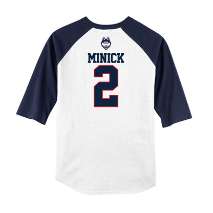 UConn - NCAA Baseball : Tyler Minick - USA Raglan Raglan Shirt-1