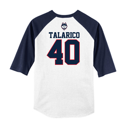 UConn - NCAA Baseball : Joe Talarico - USA Raglan Raglan Shirt-1