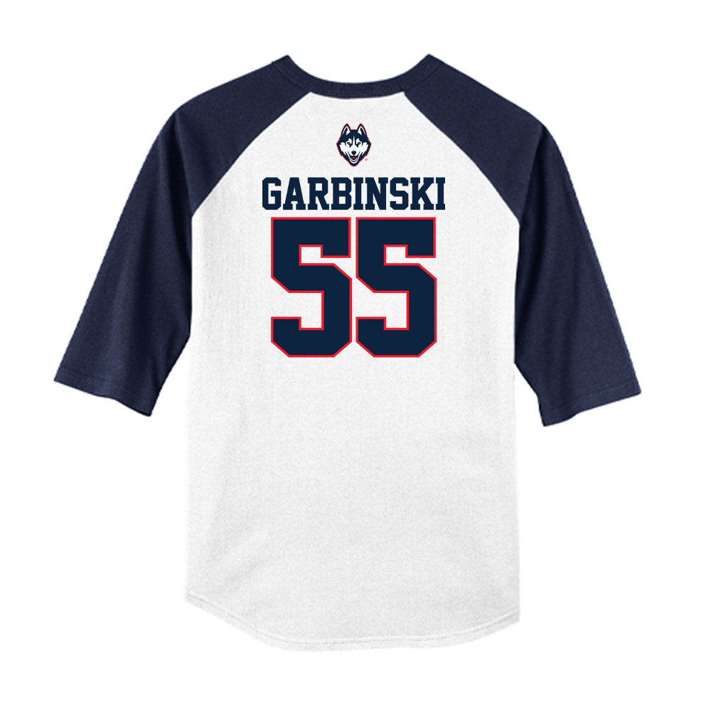 UConn - NCAA Baseball : Garret Garbinski - USA Raglan Raglan Shirt-1