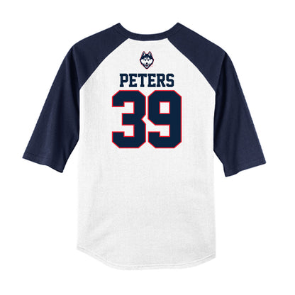 UConn - NCAA Baseball : Kyle Peters - USA Raglan Raglan Shirt-1