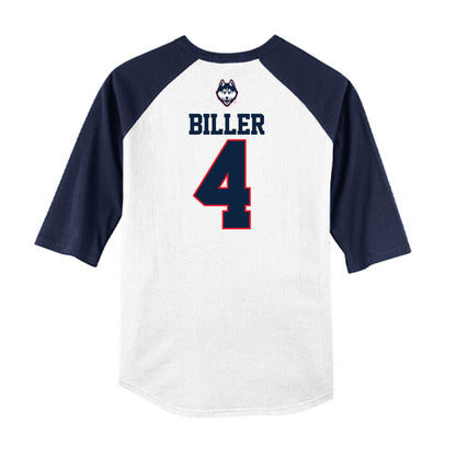 UConn - NCAA Baseball : Sam Biller - USA Raglan Raglan Shirt-1