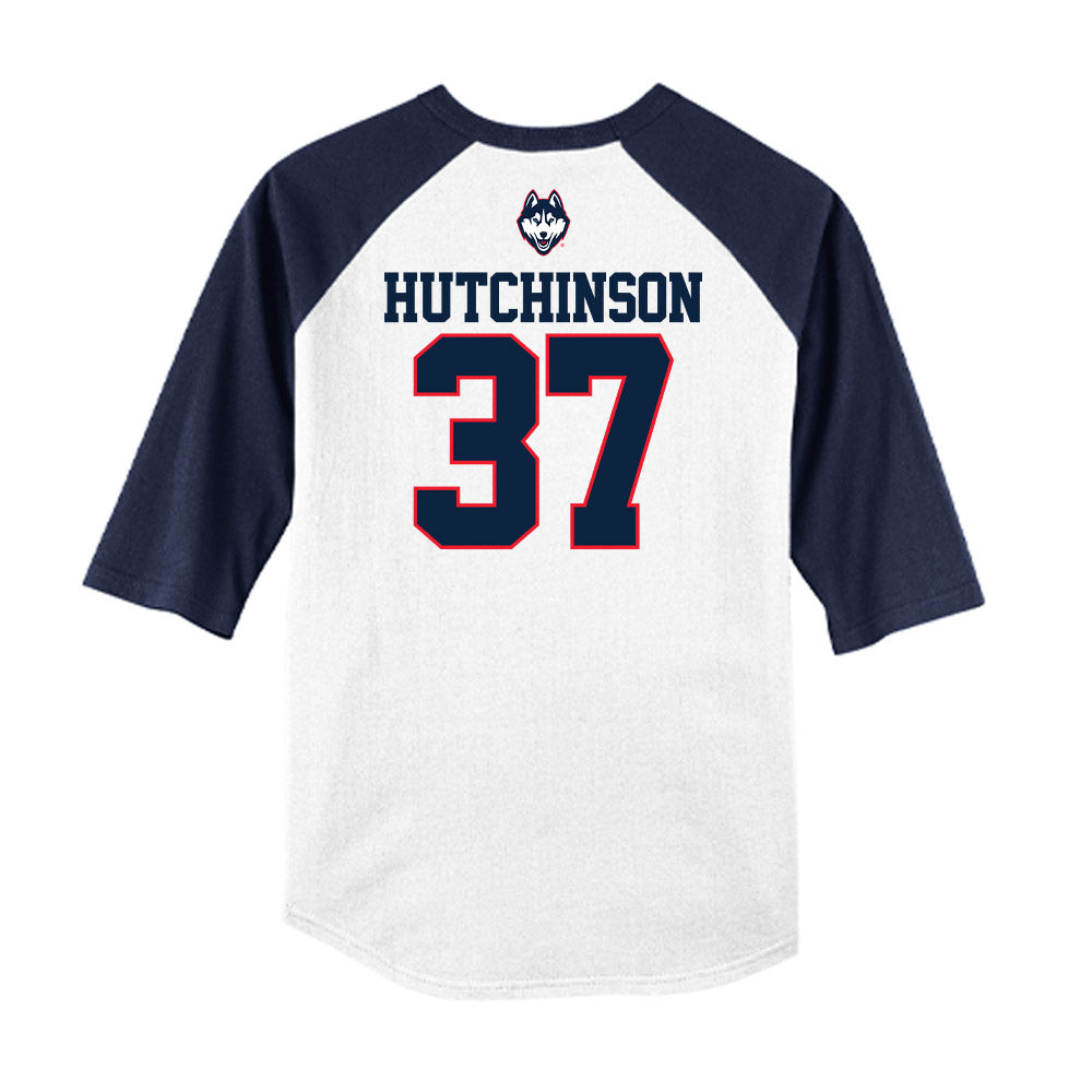 UConn - NCAA Baseball : Sam Hutchinson - USA Raglan Raglan Shirt-1