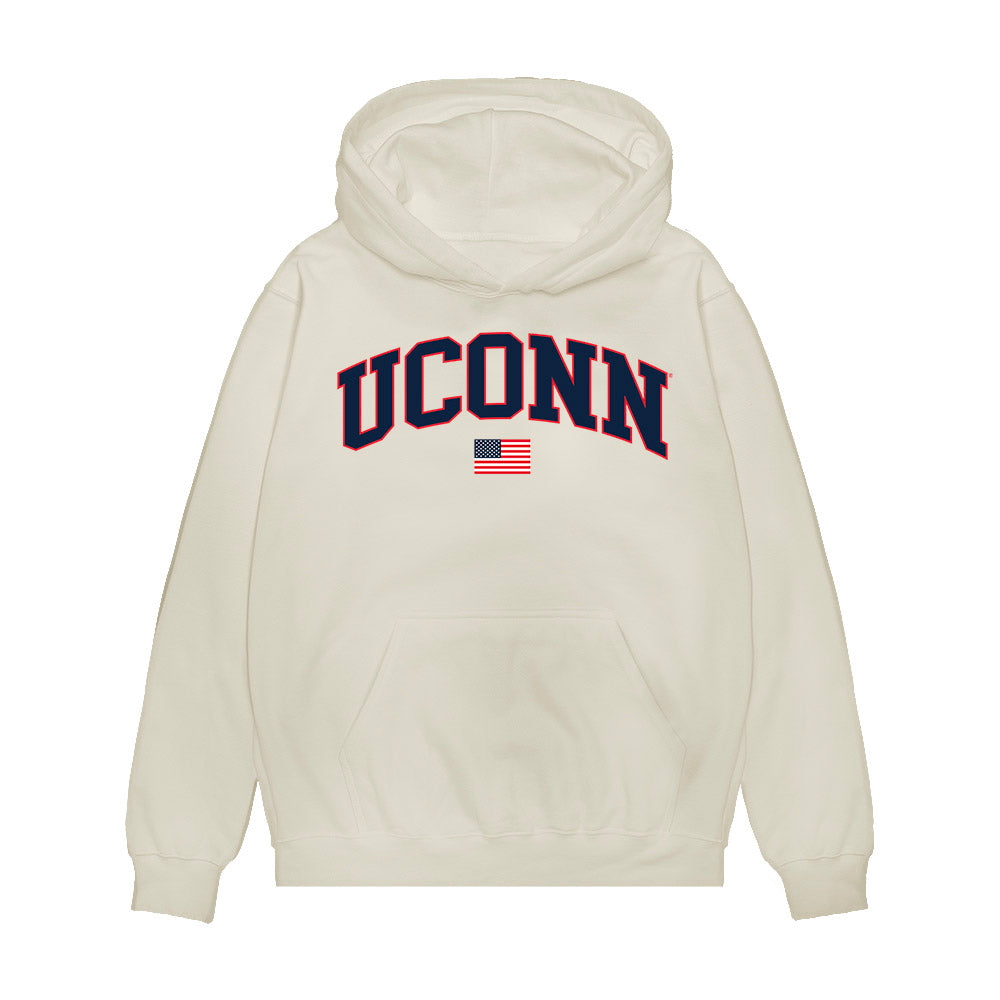 UConn - NCAA Baseball : Jude Abbadessa - USA Raglan Premium Hooded Sweatshirt-0