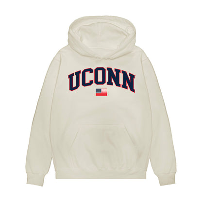 UConn - NCAA Baseball : Rob Gilchrist - USA Raglan Premium Hooded Sweatshirt-0